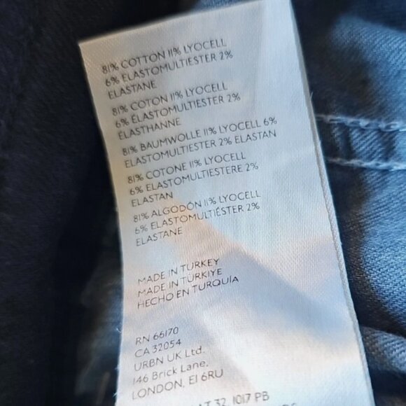 Brand New Pilcro A-Line Utility High Rise Cropped Jeans - Picture 10 of 10